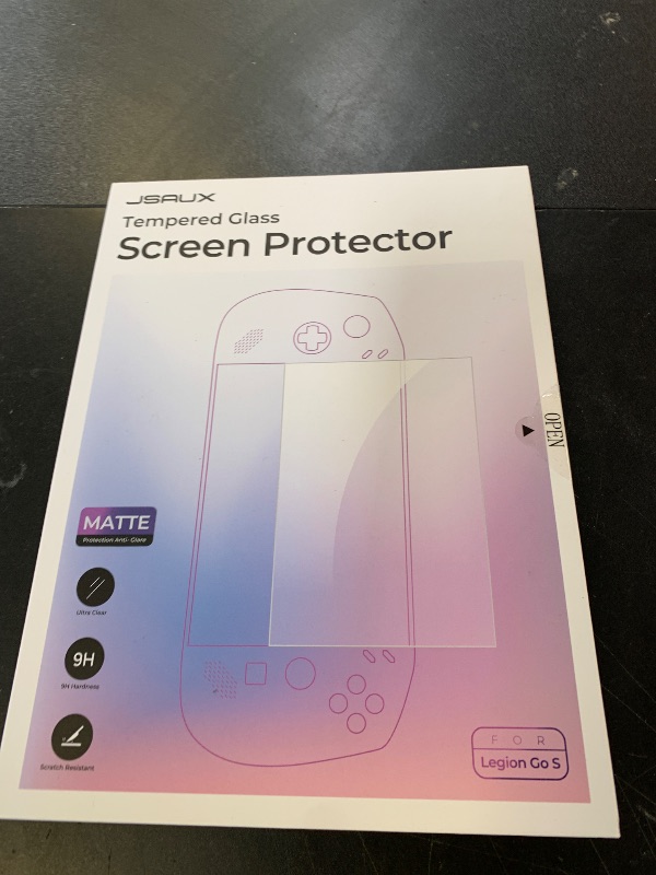 Photo 1 of JSAUX 2-Pack Anti Glare Screen Protector for Legion Go S 8" (2025), Easy to Install with Guiding Frame, 8 inch Full Coverage, Matte Tempered Glass Protector Accessories, Anti-Scratch, Anti-Fingerprint