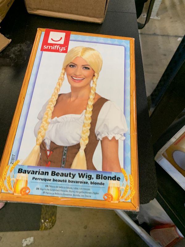 Photo 1 of Smiffys womens Bavarian Beauty Wig, Blonde, One Size (21817)