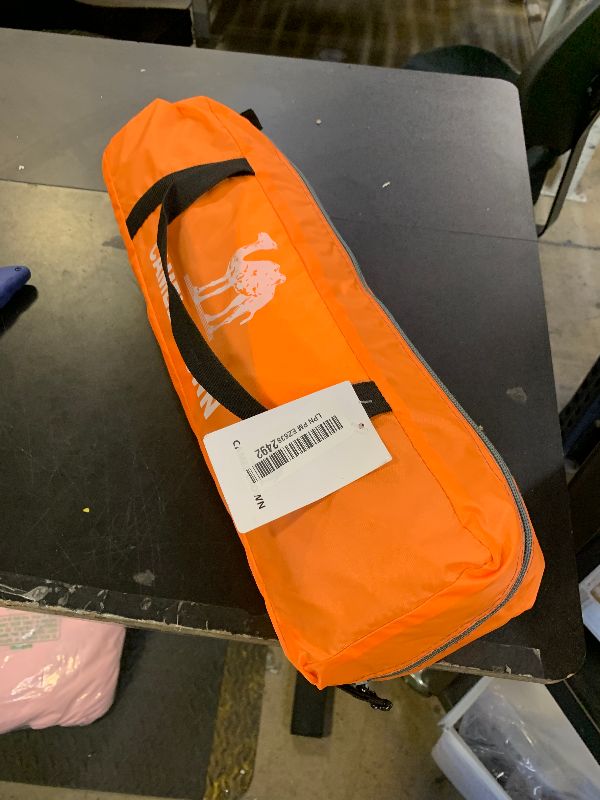 Photo 1 of CAMEL CROWN 2 Person Camping Tent with Removable Rain Fly, Easy Setup Outdoor Tents Water Resistant Lightweight Portable for Family Backpacking Camping Hiking Traveling (Orange-2person)