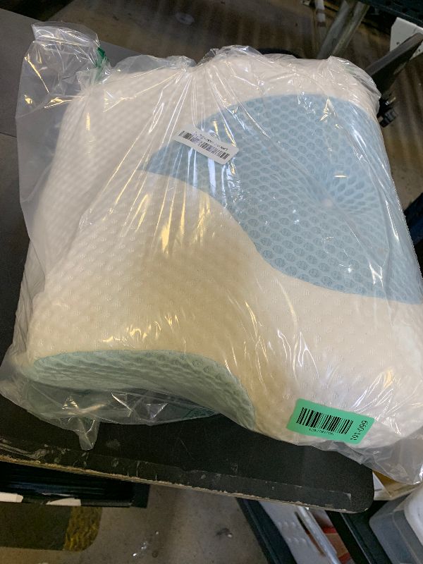 Photo 1 of Osteo Cervical Pillow for Neck Pain Relief, Hollow Design Odorless Memory Foam Pillows with Cooling Case, Adjustable Orthopedic Bed Pillow for Sleeping, Support for Side Back Sleepers