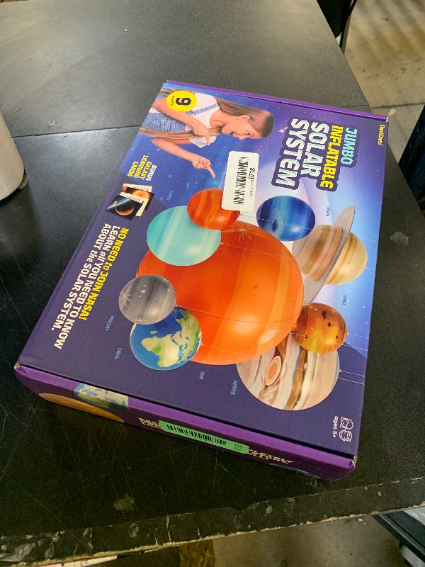 Photo 1 of Dan&Darci Inflatable Solar System Planets for Kids - Science Toys - Boys Room Decor Ceiling - Space Gifts - Outer Space Themed Party Decorations - Astronomy Gifts 5-7, 6-8, 8-12 Years Classroom