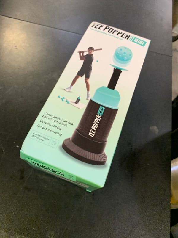 Photo 1 of Bandit Sports Baseball Training Mini Tee Popper, Hitting Tee for Perfect Swings, Batting Machine for Practicing Hitting Without a Pitcher (1 Popper Ball Included)