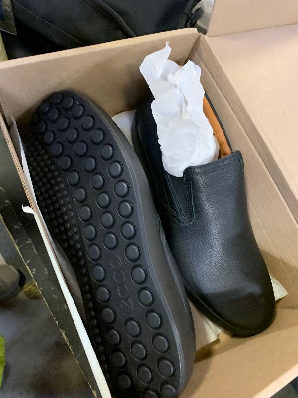 Photo 1 of ECCO Men's Soft 7 Slip ON 2.0 Loafer, Black/Lion, 11-11.5