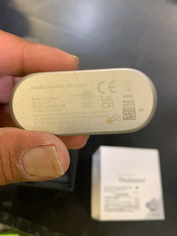 Photo 1 of Technics Premium Hi-Fi True Wireless Bluetooth Earbuds with Advanced Noise Cancelling, 3 Device Multipoint Connectivity, Wireless Charging, Hi-Res Audio + Enhanced Calling - EAH-AZ80-S (Silver)