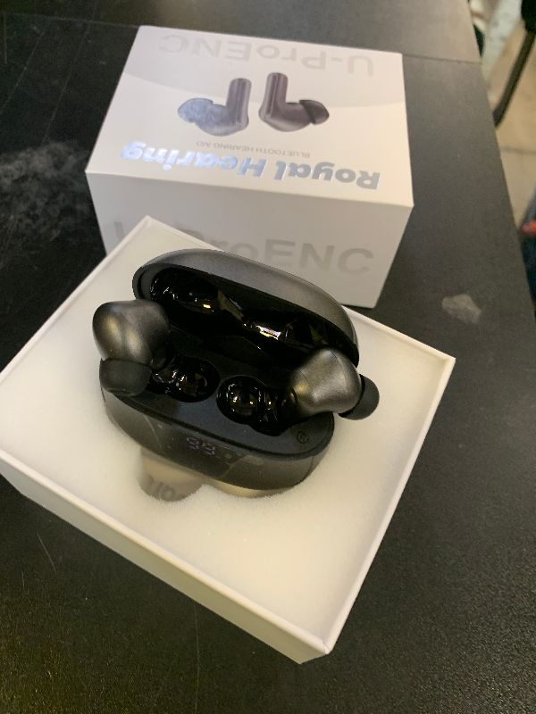 Photo 1 of TTQ OTC Hearing Aids for Seniors with Bluetooth, Smart Noise Cancelling & 3-Level Volume, Fashionable and Trendy Rechargeable Hearing Aids for Hearing Loss