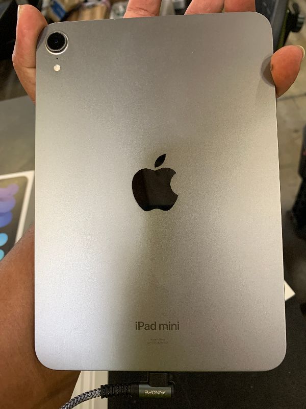 Photo 1 of Apple iPad mini (A17 Pro): Apple Intelligence, 8.3-inch Liquid Retina Display, 128GB, Wi-Fi 6E, 12MP Front/12MP Back Camera, Touch ID, All-Day Battery Life — Space Gray