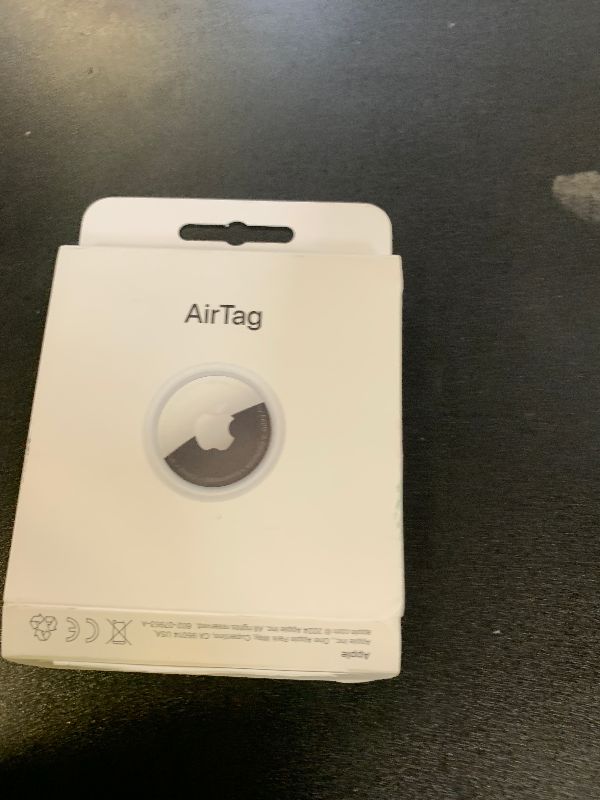 Photo 1 of Apple AirTag. Keep Track of and find Your Keys, Wallet, Luggage, Backpack, and More. Simple one-tap Set up with iPhone or iPad
