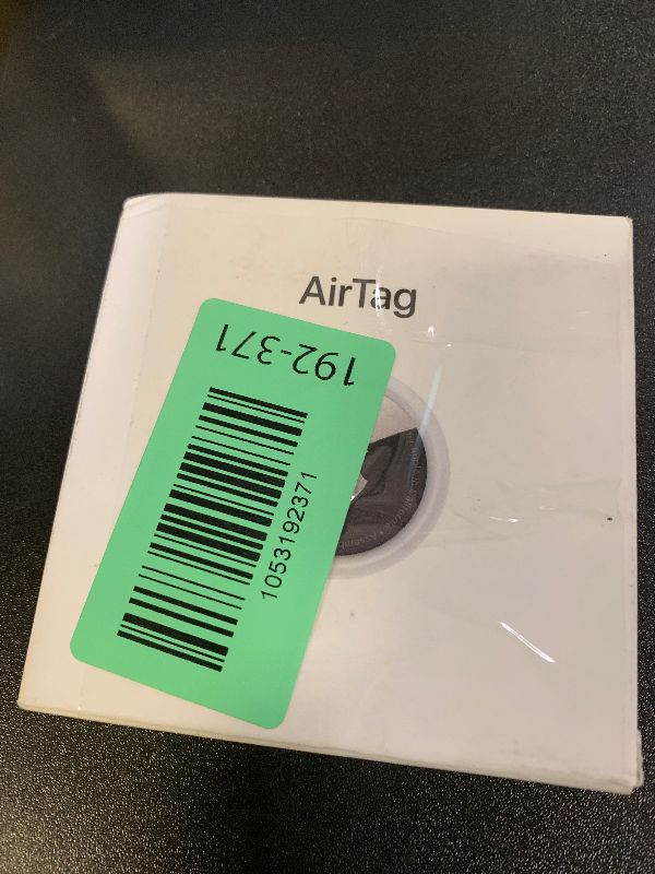 Photo 1 of Apple AirTag. Keep Track of and find Your Keys, Wallet, Luggage, Backpack, and More. Simple one-tap Set up with iPhone or iPad