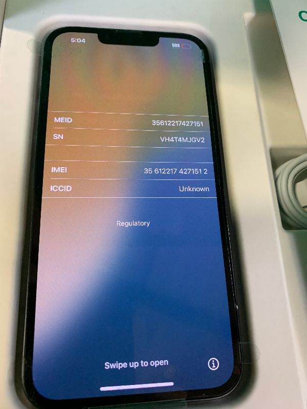 Photo 1 of Apple iPhone 13, 256GB, Midnight - Unlocked (Renewed Premium)