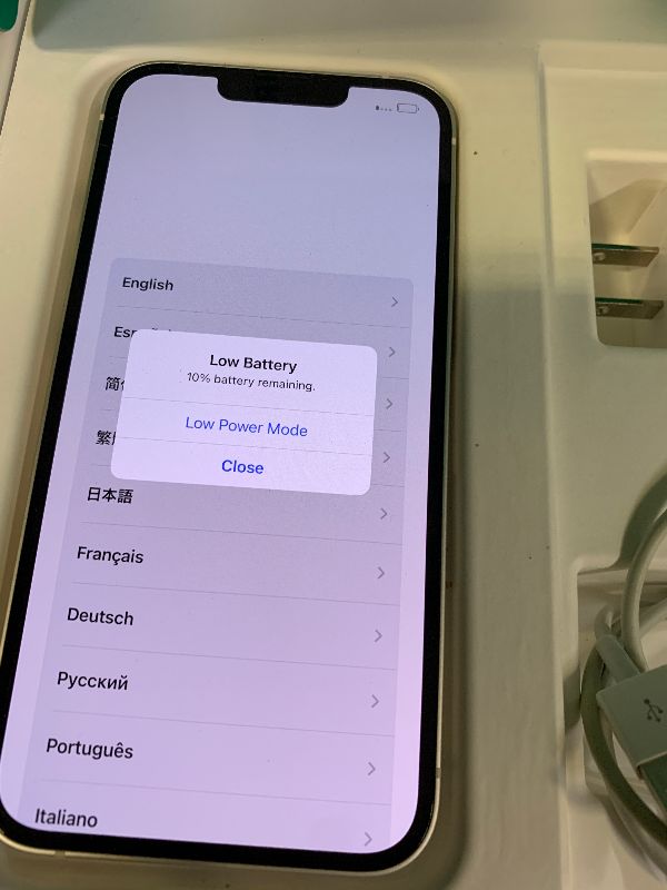 Photo 1 of Apple iPhone 13, 128GB, Starlight - Unlocked (Renewed Premium)