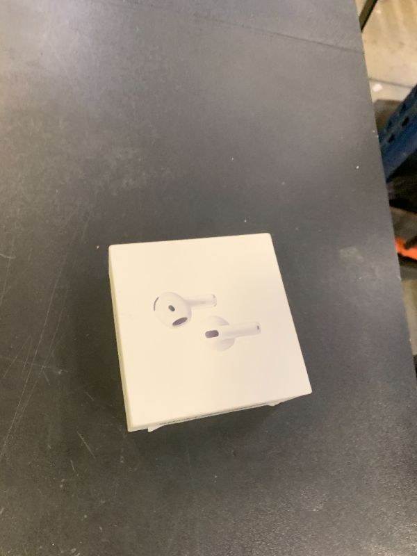 Photo 1 of Apple AirPods 4 Wireless Earbuds, Bluetooth Headphones, with Active Noise Cancellation, Adaptive Audio, Transparency Mode, Personalized Spatial Audio, USB-C Charging Case, Wireless Charging, H2 Chip