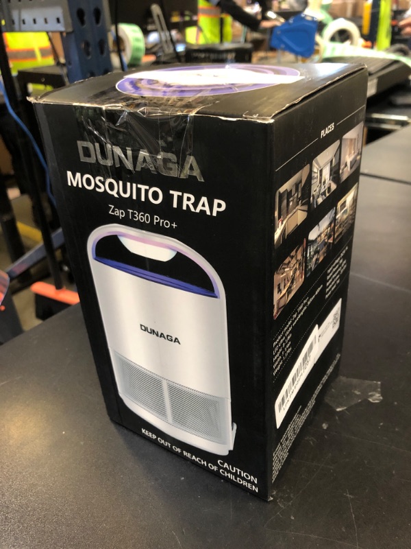Photo 1 of Automatic Home Insect Trap – Indoor Fly, Gnat, and Mosquito Traps with 10 Sticky Glue Boards, Auto White