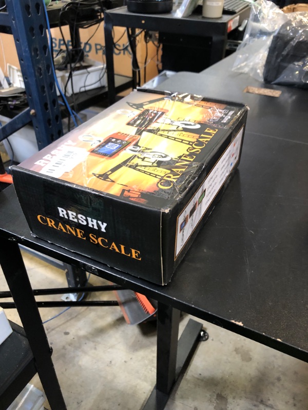 Photo 1 of RESHY Digital Crane Scale 2200lb/1000Kg Digital Hanging  Scale Industrial Heavy Duty Crane Scale for Farm,Deer,Livestock,Factory,Construction,Hunting CE Certified