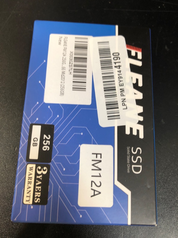 Photo 1 of FLEANE FM12A 256GB 3D TLC Flash SSD with Tools for Apple Laptop MacBook Air A1465 A1466 Mid2012 (256GB)
