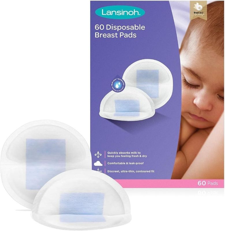 Photo 1 of Lansinoh Disposable Nursing Pads 60 Count Box