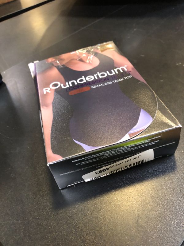 Photo 1 of Rounderbum Seamless Compression Tank Top - Black, Medium - Men’s Body Shaper, Slims Waist, Enhances Muscle Definition, Firms Chest, Improves Posture - Comfortable All-Day Support