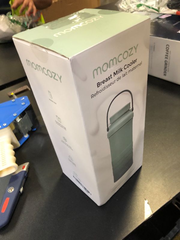 Photo 1 of Momcozy 22oz Portable Breast Milk Cooler for Outdoor, Life Saver with 360° Total Cooling for 24 Hours, Larger Capacity Travel Breastmilk Chiller with 2pcs Baby Bottles for Breastmilk Storage, Purple