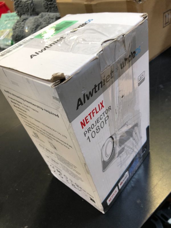 Photo 1 of [Netflix Licensed] Smart Mini Projector 320ANSI Native 1080P 4K Support with Official Apps, Portable Projector with WiFi and BT for Home Theater/Outdoor/Bedroom HY320 NTV