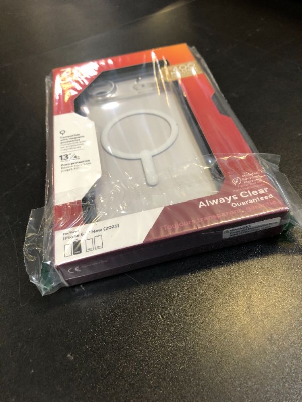 Photo 1 of ZAGG Crystal Palace Case for iPhone Air - Clear, Drop Protection (13ft/4m), ClearGuard Anti?Yellowing & Scratch?Resistant, MagSafe & Wireless Charging Compatible