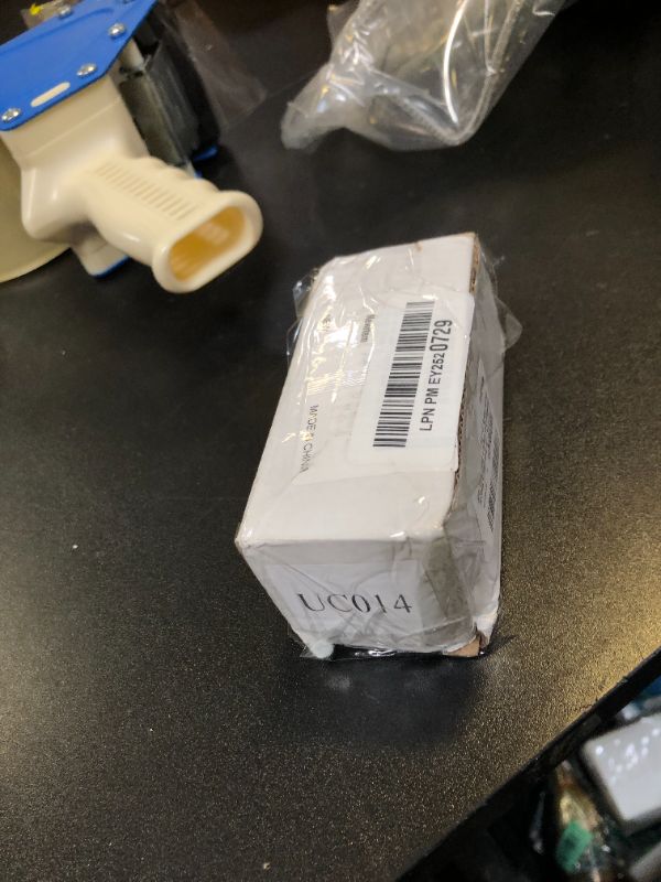 Photo 1 of 1" DD X 3/4"-36 Spline Black Steering Universal Joint Single U Joint Shaft,Total Length: 83mm (3-1/4")