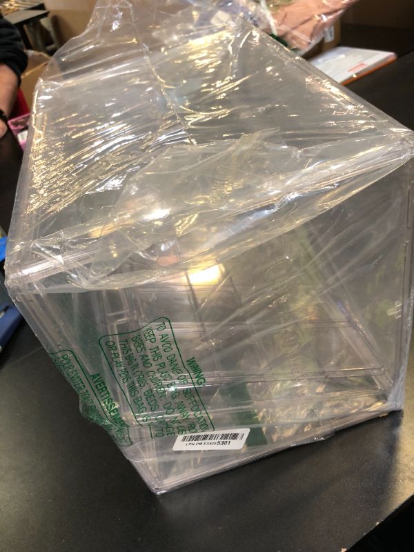 Photo 1 of MEI NIAN Pastry Display Case,Bread Box for Kitchen Countertop,4-Layer Adjustable BreadBox, Large Capacity Bread Box for Home-baked Breads,Muffins,Bagel Storage Container, Bread Holder