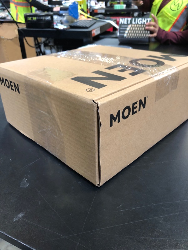 Photo 1 of Moen Flo Smart Water Monitor and Automatic Shutoff Sensor, Wi-Fi Connected Water Leak Detector for 1-1/4-Inch Diameter Pipe, 900-002