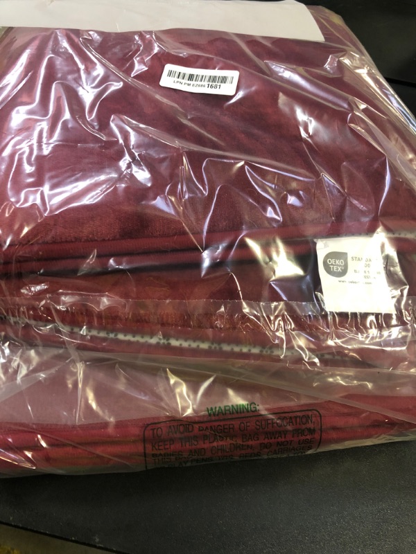 Photo 1 of Smiry Memory Foam Bath Mat 59x34, Extra Soft and Absorbent Bathroom Mats, Non Slip Washable Carpet for Floor, Shower and Tub, Burgundy