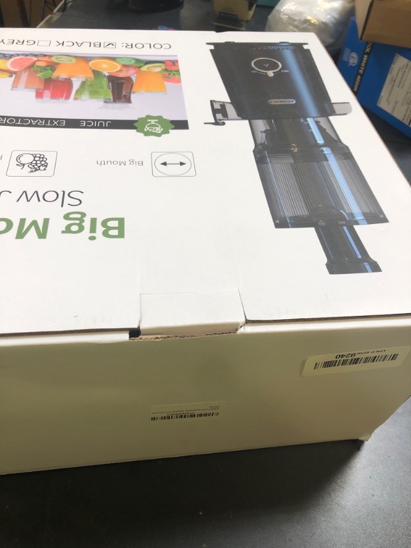 Photo 1 of ECOSELF Juicer Machines Easy to Clean, with Wide Mouth & Large Feed Chute, Professional Cold Press Juicer For Whole Fruits & Vegetables, Self Feeding for Juice Extractor Machine, High Juice Yield