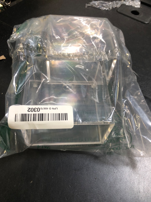 Photo 1 of 2 Pack Clear Acrylic Organizer with Lid for Paper Clips,Sticky Note,Qtip,Cotton Balls,Hair Ties Holder Acrylic Box for Home Office Bathroom Desk Organizer