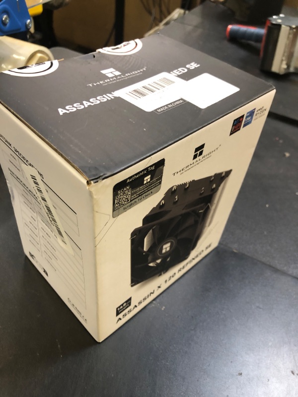 Photo 1 of Thermalright Assassin X120 Refined SE CPU Air Cooler, 4 Heat Pipes, TL-C12C PWM Fan, Aluminium Heatsink Cover, AGHP Technology, for AMD AM4/AM5/Intel LGA 1150/1151/1155/1200/1700/1851(AX120 R SE)