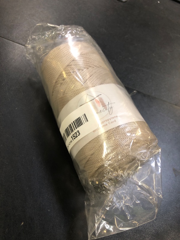 Photo 1 of Makromecity, Polyester Macrame Cord 2mm x 250 yards (750 feet) 2mm Polypropylene Latte Macrame Cord Crochet Macrame Bag Cord Crafts for Wall Hangings, Bags, Underplate, Rug