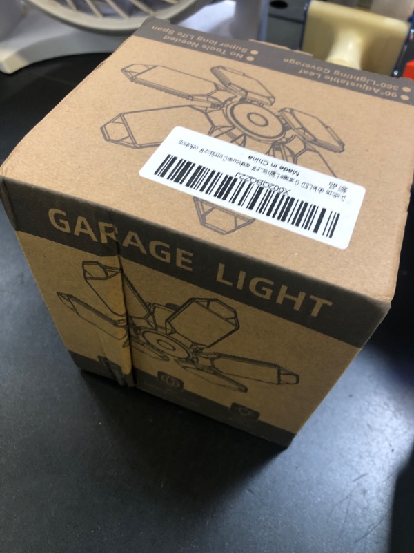 Photo 1 of Garage Light Bulb LED 100W with 6 Deformable Panels, E26/E27 Garage Led Ceiling Lights Screw in for Porch Barn Basement Attic