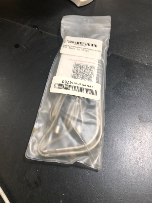 Photo 1 of 2-Pack Temperature Meat Probe Replacement for Rec tec Wood Pellet Grill, Recteq Grill Accessories, with Thermometer Probe Holder Clip