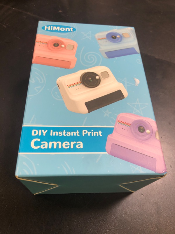 Photo 1 of HiMont Kids Instant Print Camera, 1080P HD Kids Camera Instant Print with 3 Rolls Print Paper & 32GB Card, Ideal Kids Toys Gifts for Boys & Girls Age 3-14 (Black)