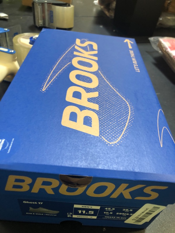 Photo 1 of Brooks Men’s Ghost 17 Neutral Running Shoe - Primer Gray/Oyster Mushroom - 11.5 Medium