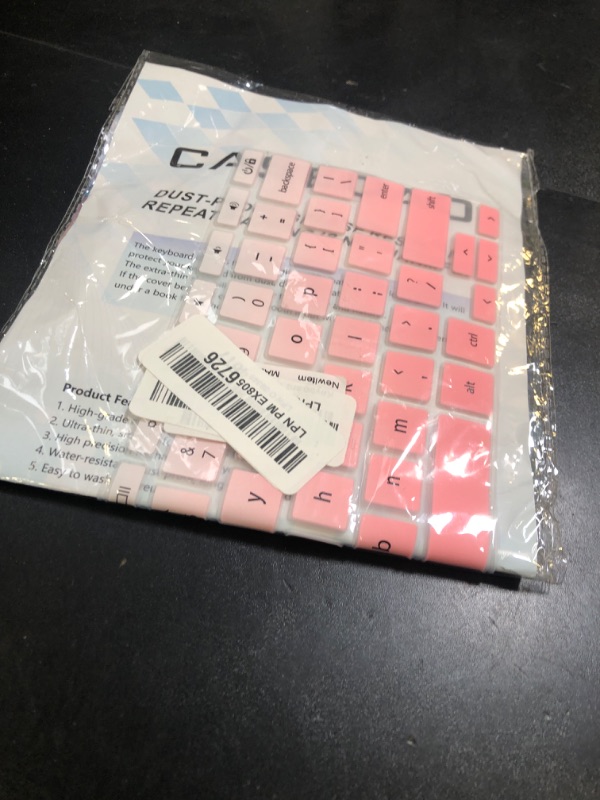Photo 1 of Keyboard Cover for 14" ASUS Chromebook CX1/Chromebook Flip C434 C433 C434TA C433TA 2 in 1 Laptop/Chromebook 14 C425TA C423NA/12.5" Chromebook Flip C302 C302CA/15.6" ASUS Chromebook C523NA-Gradual Pink