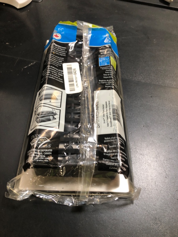 Photo 1 of Decor Grates SPH410-NKL Scroll Floor Register