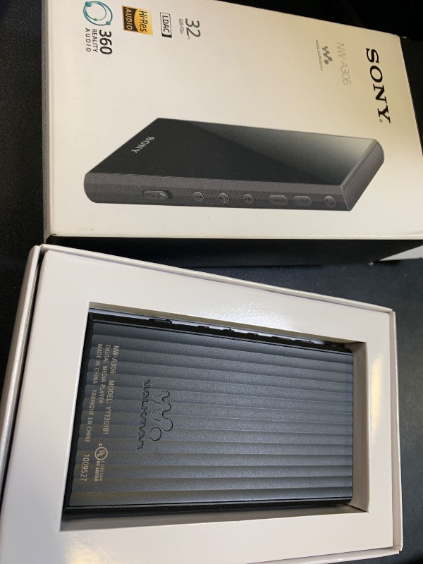 Photo 1 of Sony NW-A306 Walkman 32GB Hi-Res Portable Digital Music Player with Android, up to 36 Hour Battery, Wi-Fi & Bluetooth and USB Type-C – Black NW-A306/B, Black
