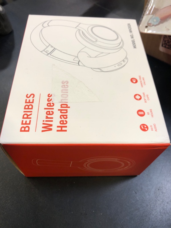 Photo 1 of BERIBES Bluetooth Headphones Over Ear, 65H Playtime and 6 EQ Music Modes Wireless Headphones with Microphone, HiFi Stereo Foldable Lightweight Headset, Deep Bass for Home Office Cellphone PC Ect.