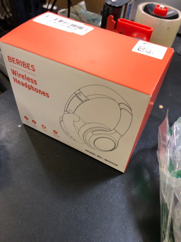 Photo 1 of BERIBES Bluetooth Headphones Over Ear, 65H Playtime and 6 EQ Music Modes Wireless Headphones with Microphone, HiFi Stereo Foldable Lightweight Headset, Deep Bass for Home Office Cellphone PC Ect.