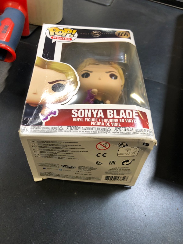 Photo 1 of Funko Pop Movies: Mortal Kombat - Sonya Blade Vinyl Figure, Standard - Collectable Vinyl Figure - Gift Idea - Official Merchandise - Toys for Kids & Adults - Video Games Fans