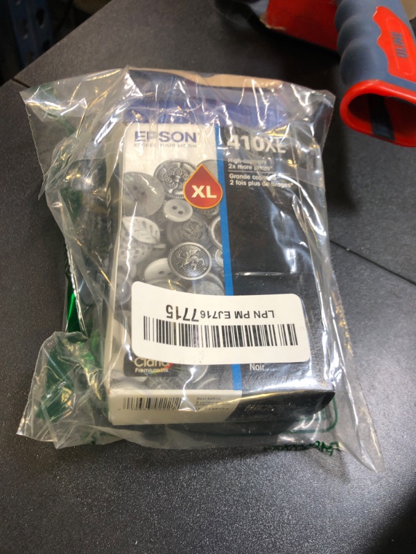 Photo 1 of EPSON 410 Claria Premium Ink High Capacity (T410XL020) Works with Expression Premium XP-530, XP-630, XP-640, XP-7100, XP-830