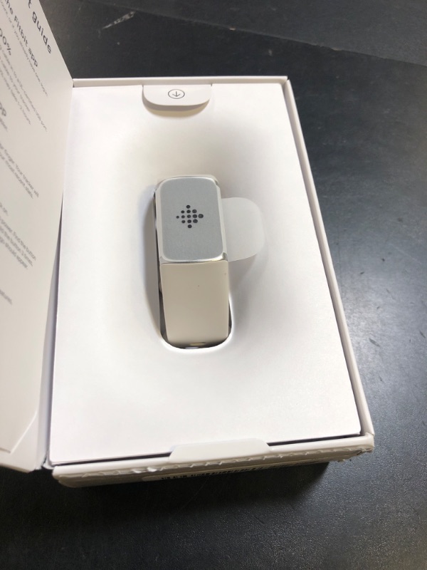 Photo 1 of Fitbit Charge 6 Fitness Tracker with Google apps, Heart Rate on Exercise Equipment, 6-Months Premium Membership Included, GPS, Health Tools and More, Porcelain/Silver, One Size (S & L Bands Included)