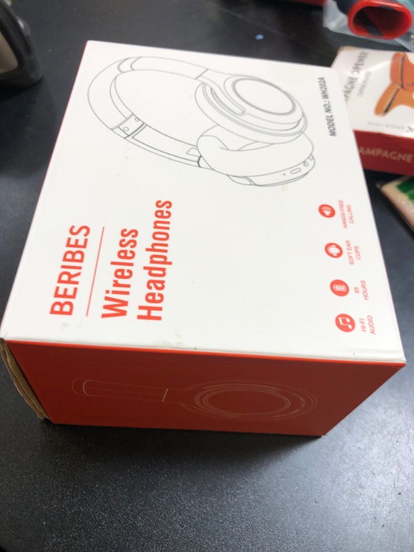 Photo 1 of BERIBES Bluetooth Headphones Over Ear, 65H Playtime and 6 EQ Music Modes Wireless Headphones with Microphone, HiFi Stereo Foldable Lightweight Headsets, Deep Bass for Home Office Cellphone PC Ect.