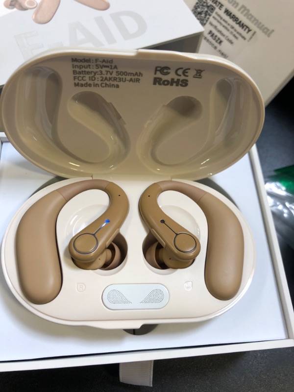 Photo 1 of Hearing Aids, Hearing Aids for Seniors with Automatic Noise Cancelling for the Hearing Loss, Rechargeable Bluetooth Hearing Amplifiers with APP Volume Control, Premium Comfort Design and Wear