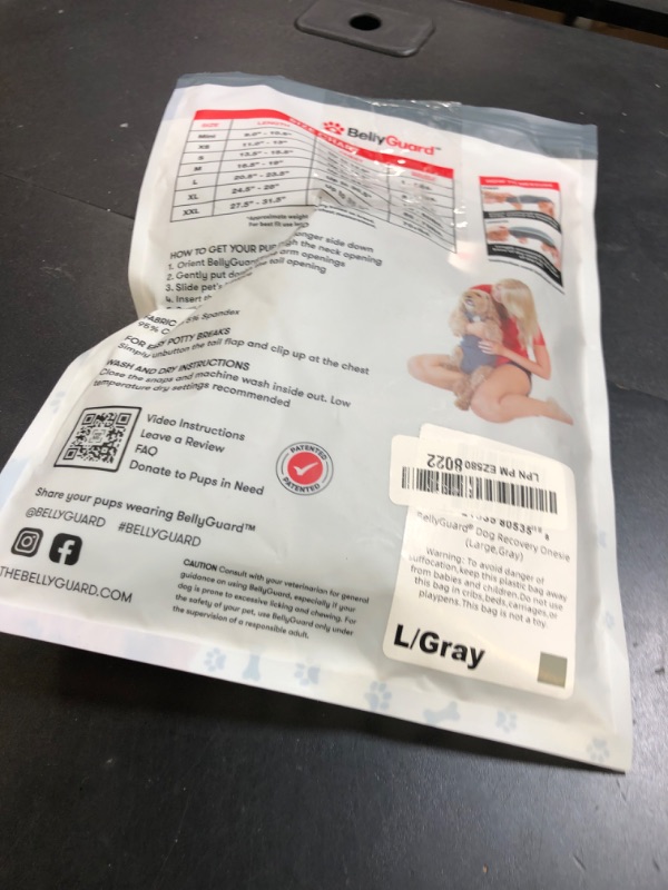 Photo 1 of BellyGuard Recovery Suit for Dogs, Comfy Dog Surgery Suit, Female Spay and Male Neuter Onesie for Post-Op Care