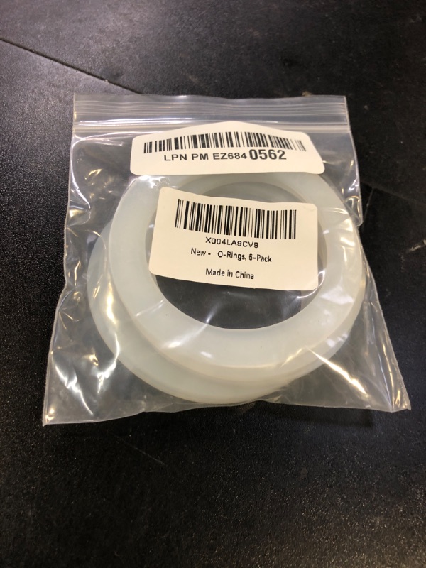 Photo 1 of 10 Pcs QiiMii White Silicon Tri clamp Gasket for Tri Clover Fittings 4"?4 INCH)
