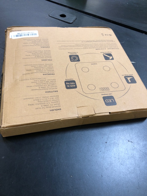 Photo 1 of RENPHO Scale for Body Weight, Digital Weighing Elis Scales with Body Fat, Smart Bluetooth Body Fat Measurement Device, Body Composition Monitor with Smart App, 396lbs