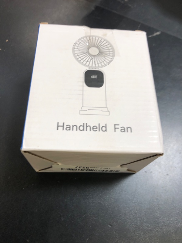 Photo 1 of GOCKERA Portable Fan, 4200mAh Battery Operated Fan, 5 Speeds&Digital Display, Makeup Fans for Women with Base, 180°Foldable 3in1 Handheld/Neck/Desk Fan for Outdoor Indoor,Ultra Quiet (Pink)