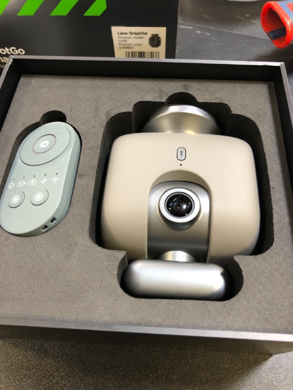 Photo 1 of XbotGo Chameleon AI Auto Sports Action Camera - 4K 60FPS Soccer Camera and Basketball Tracking Camera for Team Sports, Live Streaming, No Subscription, Works with iOS & Android (Lava Graphite)